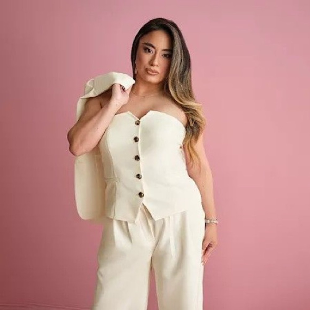 Bold Elements Ally Brooke Sweetheart Neck Sleeveless Shell Women’s Size 12P NWT
